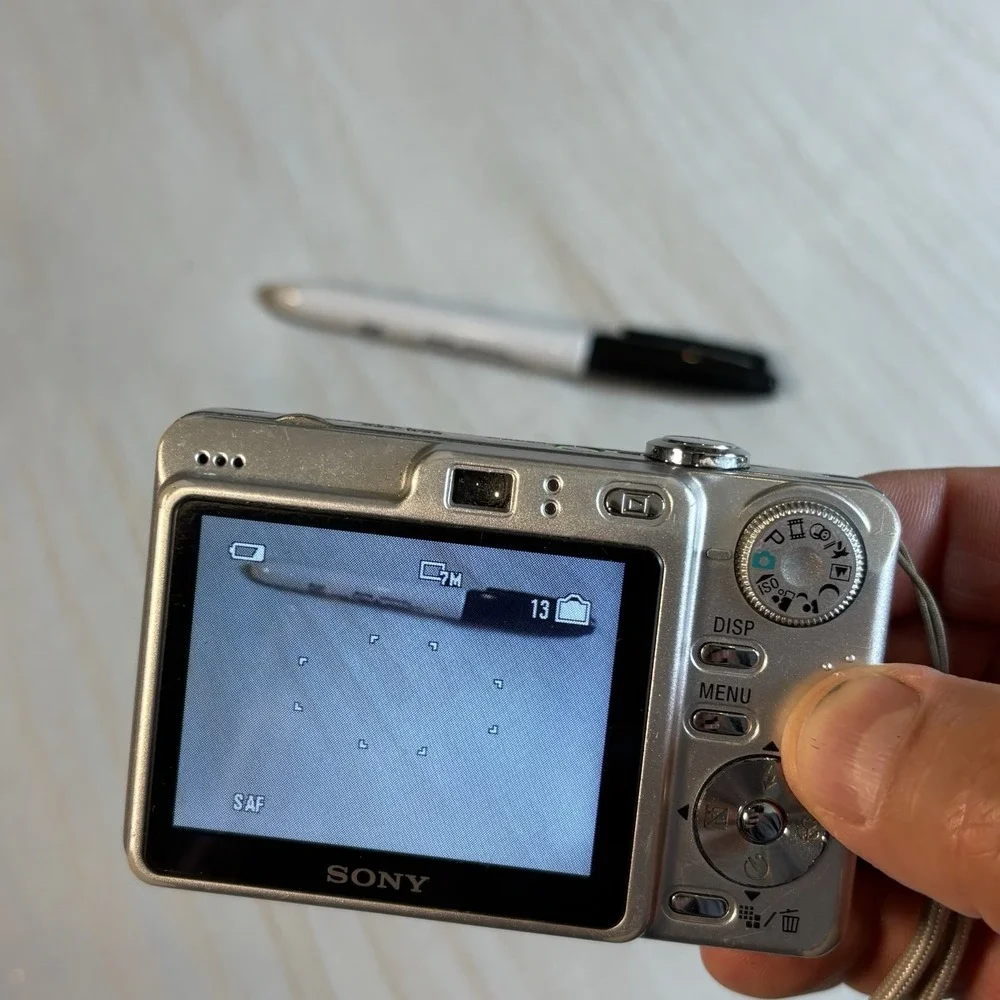 Sony Cyber shot Dsc -w55 Digital Camera Silver